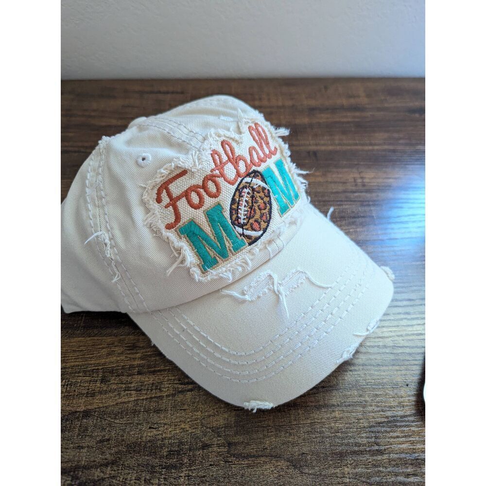 Off White Football Mom Baseball Cap - Picture 5 of 6